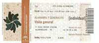 Ticket Alhambra General